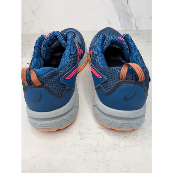 Asics Gel-Venture 8 Womens Trail Running Shoes - Size 9.5 Blue Papaya 1012A706 - Picture 5 of 8